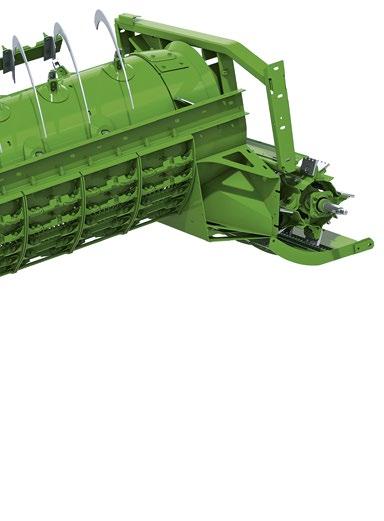 25 VariableStream rotor flexibility The operator can choose between two different cropflow speed settings. In the standard position the crop makes 7 full rotations for higher grain separation.