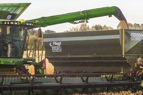 33 Active Yield monitoring Remote camera viewing A camera mounted on the unloading auger spout improves visibility.
