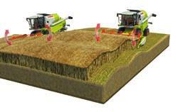 cutterbars are equipped with the CLAAS CONTOUR and AUTO CONTOUR