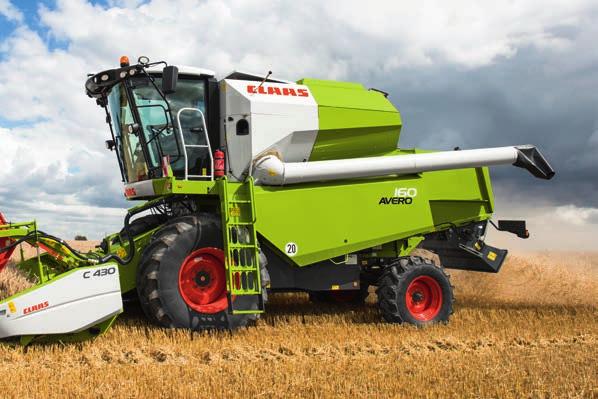 CLAAS threshing system The threshing unit can be easily accessed from