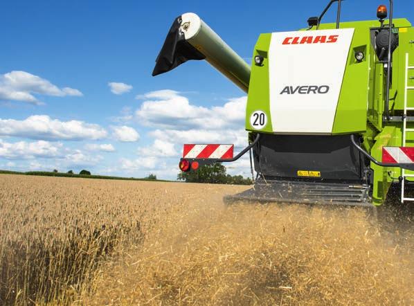 From small and short to long and loose. Short chopped material. The AVERO distributes the uniformly short-chopped straw over the entire cutterbar width and blows it deep into the stubble.