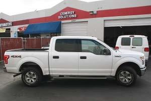 ANG Storage in Vehicles 2016 Ford XLT, 5.0 liter, Super- Cab 4 4 with Gaseous Fuel Prep package. Converted with a Cenergy Solutions Bi-fuel ANG conversion system.