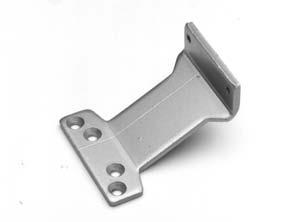 closer is attached Bracket size: 1-3/4" (44mm) (vertical) x 6" (152mm) (horizontal) Hole