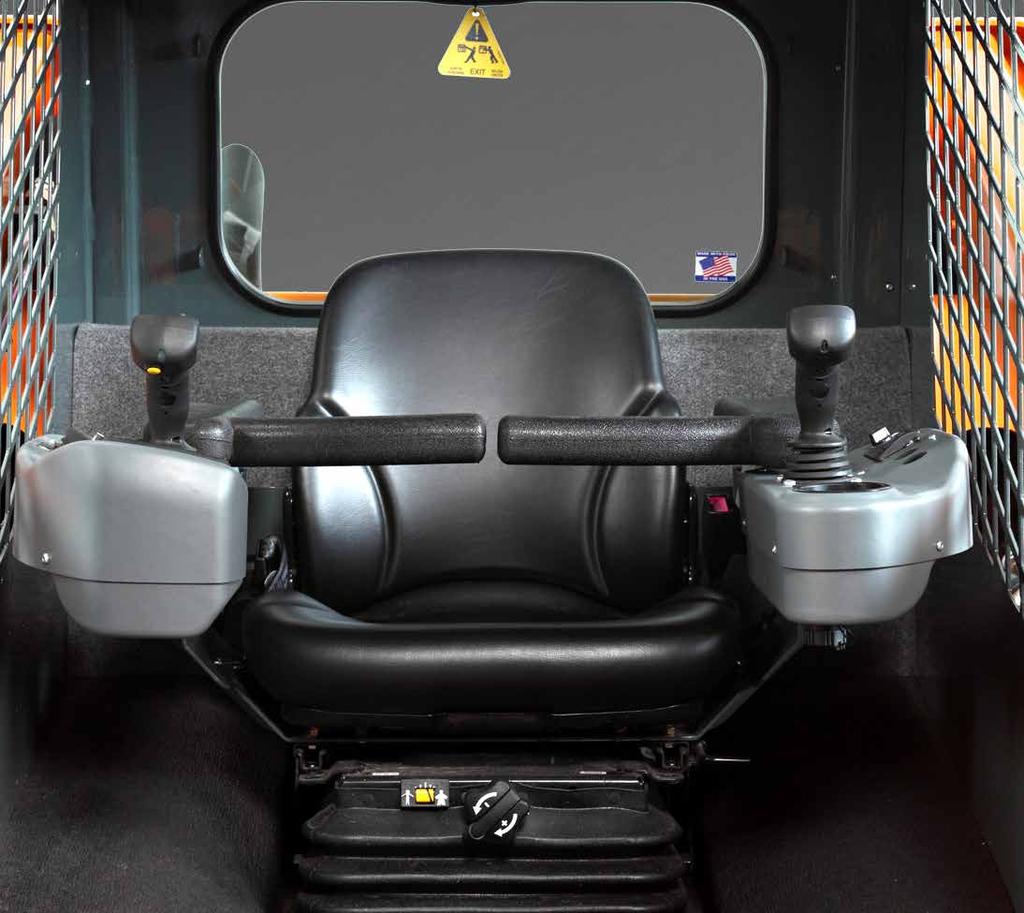 OPERATOR STATION COMFORT and SAFETY OPERATOR STATION COMFORT FEATURES ELECTRIC ATTACHMENT CONTROL This