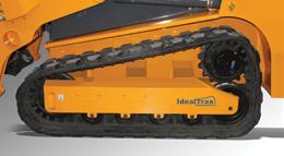 Larger sprockets increase track-to-chassis clearance, so tracks can be cleaned out with ease.