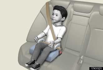 Do not store the restraint loosely on a passenger seat or in the trunk.