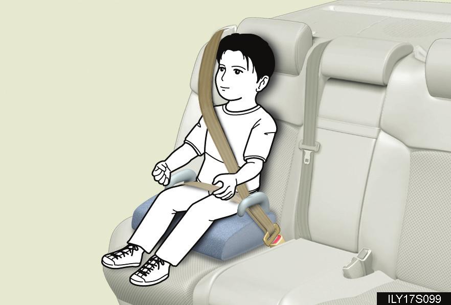 Types of child restraints Child restraint systems are classified into the following 3 types according to the age