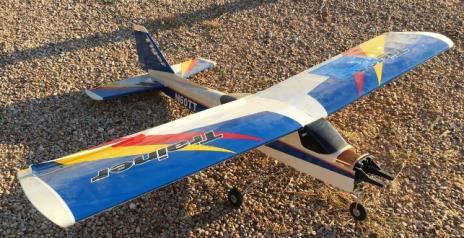 (214-641-1143) MXS-R 30CC Breitling 75 Wingspan $100 Airframe only with
