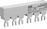 MS Series Accessories For Types MS116, MS132, MS5x, MS9x PS1-2-0-65 PS1-3-1-100 Three phase busbar For use with MS Rated current (A) Description 116 132 5x 9x 600 v ac Max. quantity of MMP s Max.