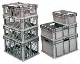 Straight Wall Containers SWCs are reusable shipping, storage, and