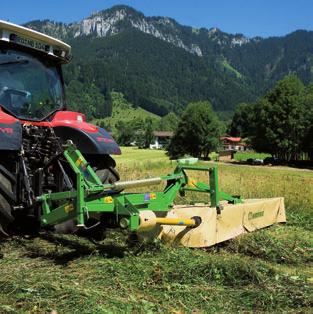 KRONE is committed to enhance mower efficiency in any respect.