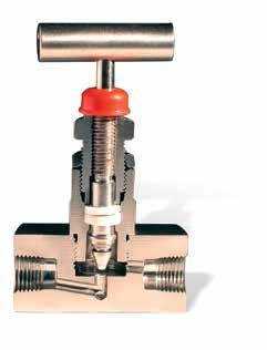 elgs Metal-to-Metal Needle Valves These 316 stainless steel valves are ideally suited for applications when caustic and corrosive material are being used. Pressure ratings to 10,000 psi (70,000 kpa).