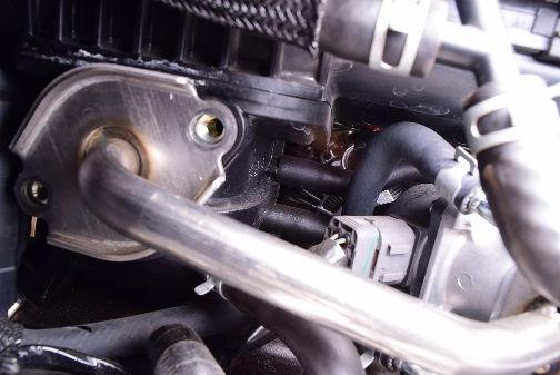 This is the crankcase vent hose.