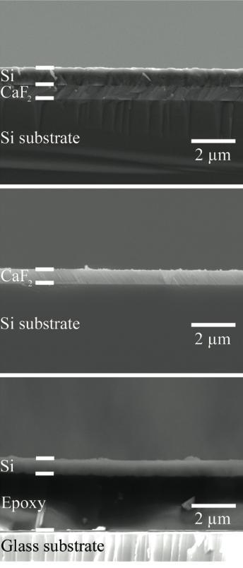 Delaminated Epitaxial Si Films