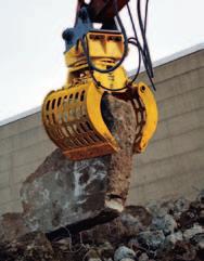 Sorting Bulk material - - - - - - - Secondary demolition - - Waste handling - - - - Steel structures