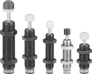 M Self compensation SHOK SORRS M series Mini type - M8, M10, M1 Our miniature shock absorbers M Series- M8, M10, M1 provide great effect for shock and come to stop smoothly and are deal for light