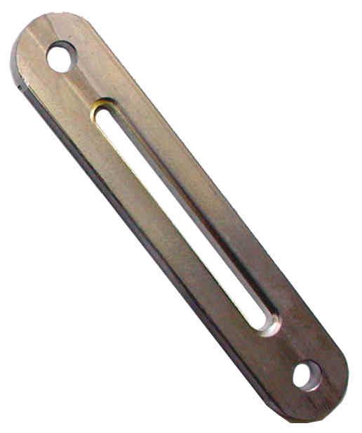 Straight Tensioning Bar/Idler Pulley Slide This component, which may not be used in all applications, can serve a dual purpose.