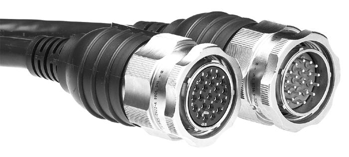 V-Line series, a heavyduty, multi-pin, metal shell, attachable electrical connector designed for commercial, industrial control and signal