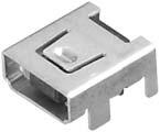 Rectangular Connectors for power source use (Low-profile Type) Unit: mm Receptacle H=. mm 0.. 0.... 0. - 0.8 0.... 0.8 0.0 0.0 0.7-0. Hole...8. -. - Hole -0...7 -. Bottom View Socket Cable 8.