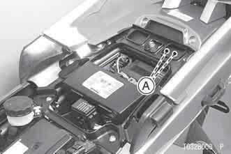 Connectors (Under Latch) NOTE When using the electric accessory