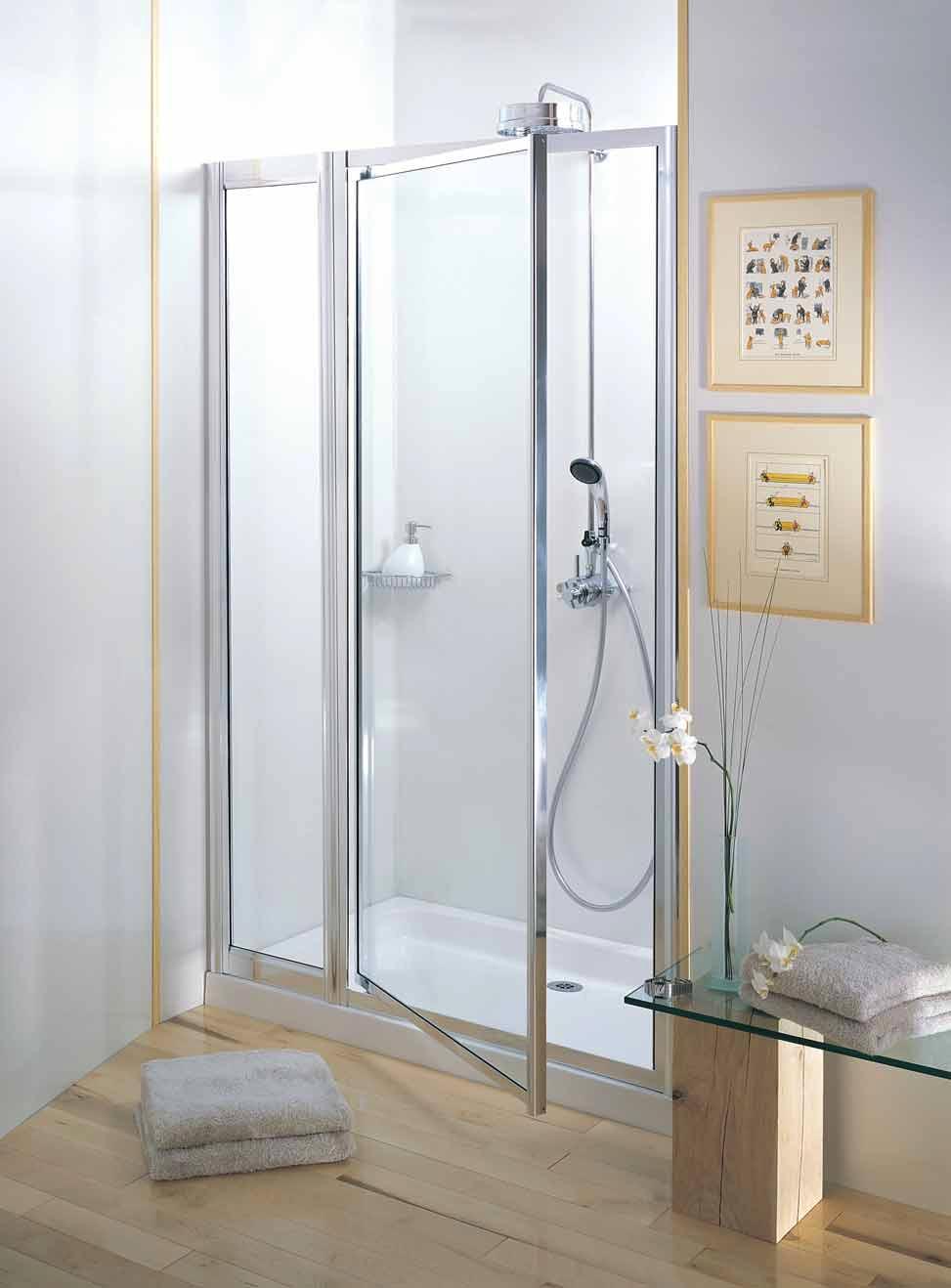 The Supreme In-Line Door and Side Panel is the ultimate for larger bathrooms/shower rooms. Manufactured in 4mm toughened safety glass.