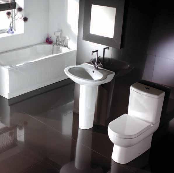 NEW New Reflection pottery pictured with Space brassware and the Keyhole showerbath Reflection, as pictured above RRP Reflection WC 250 Reflection toilet seat 50 Reflection basin 90 Reflection