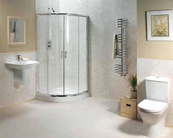 ...Balterley en-suites Some of our choices are shown here The 900 Quadrant with sliding magnetic doors and the Aspire pottery create an ideal en-suite En suite, as pictured above