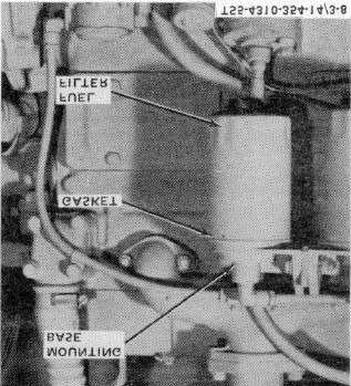 3-6. Engine Crankcase Service. Service the engine crankcase as shown in figure 3-2. 3-7. Oil Separator Service. Service the oil separator as shown in figure 3-3. 3-8. Engine Oil Filter Service.