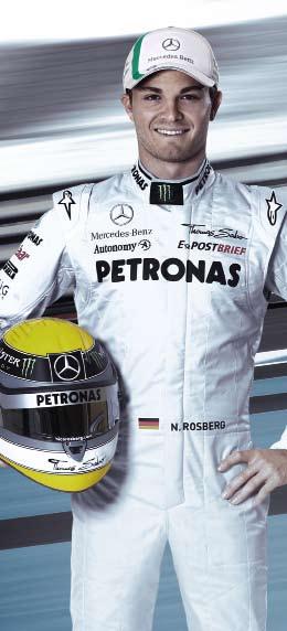 embroidered on back Nico Rosberg logo on