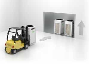 dvantages of the modular system The compact dimensions of the MV series ensure easy transport to the destination site.