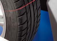 Upper side of tyre