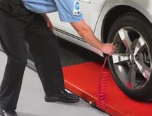 Tire Inflation 0:10 Hunter s Inflation Station comes integrated with the brake testing plates or as a