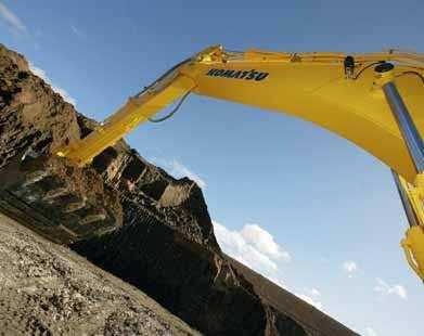 Quality You Can Rely On Reliable and efficient Komatsu-quality components Productivity is the key to success all major components of the PC350-8 are designed and directly manufactured by Komatsu.