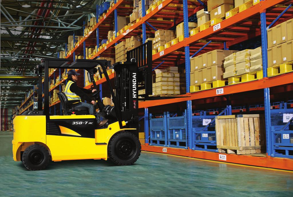 New Criterion of Fork Trucks Hyundai troduces a new le of 7series battery fork trucks.