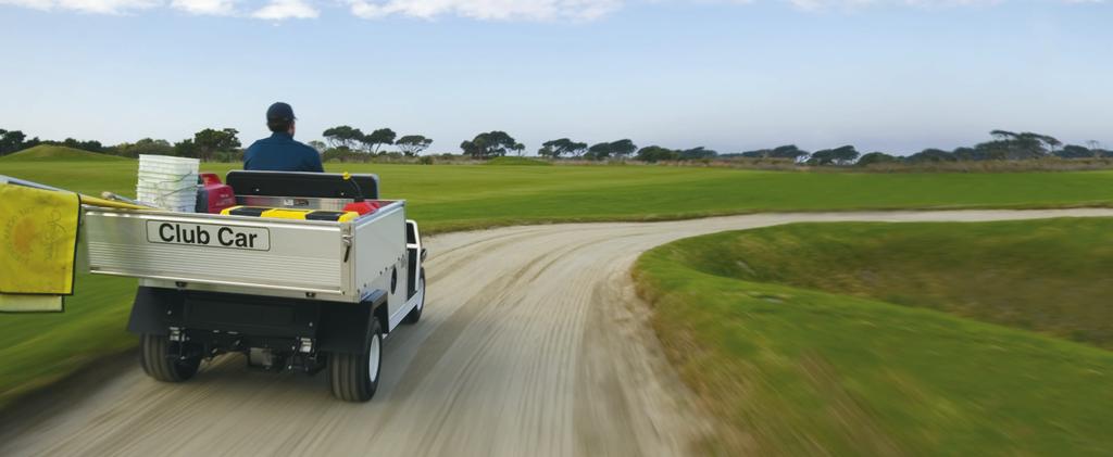 The business of better utility vehicles, that s Club Car s Turf Line. Around the world, the Club Car name is recognized for the highest levels of performance and quality.