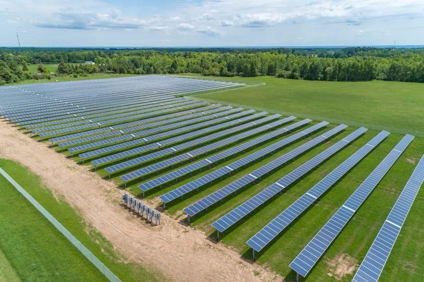 Community Solar Garden Assets Two Solar Arrays Provide