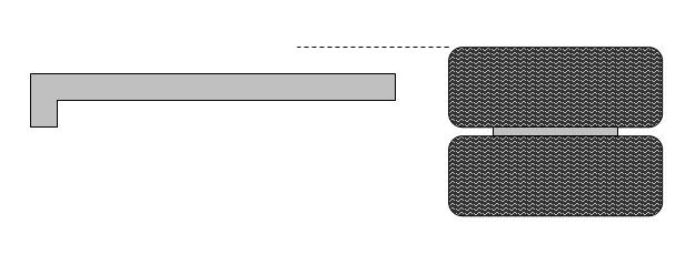 Figure 1 Maximum Inset is 30mm inboard from the outermost edge of the rear