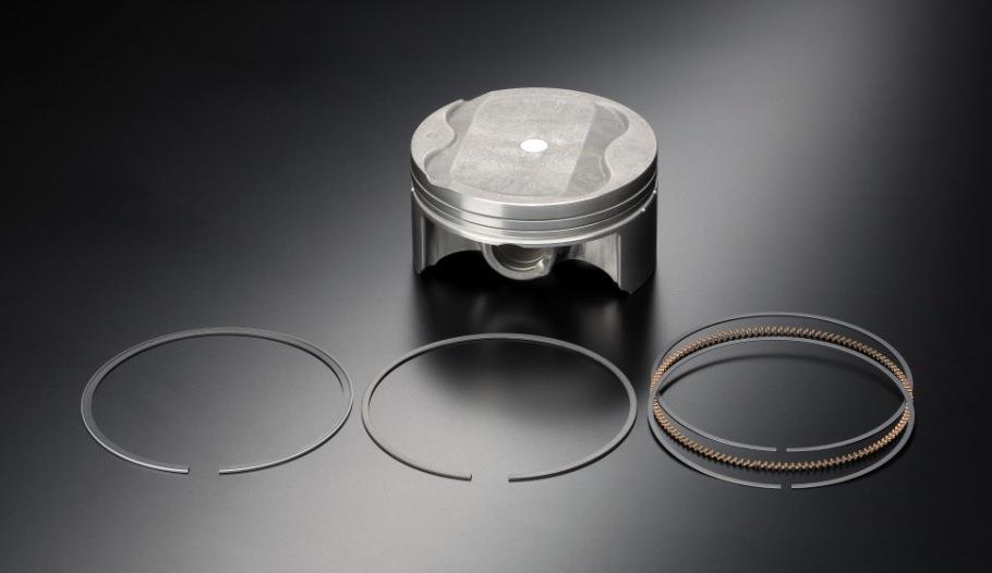 Pistons and piston rings The piston bore has been increased from 98mm to 100mm to increase displacement from 996 cm 3 to 1037cm 3.
