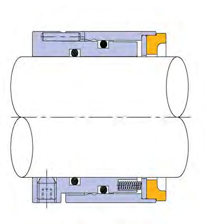 Standard Component Seals HDN - Heavy Duty Narrow Seal The SEPCO HDN is a single, component, rotary unit designed to mount internally.