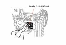 OWNER S MANUAL MAINTENANCE 19 SPARK PLUG SERVICE (cont d) 6. After the spark plug seats, tighten with a 13/16 spark plug wrench to compress the sealing washer.