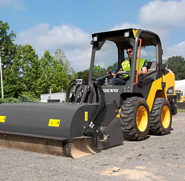 Ultimate tool carrier Even in demanding environments, no job is too tough for the robust Volvo C-Series skid steer loader.