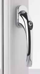 hours (powder coated finishes) Meets the requirements of PAS24 151mm Handle rose features studs for improved location in each position Meets the enhanced security requirements of Secured by Design