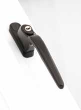 25mm nseal bespoke design - only available to nseal customers Handle lever design suited to match new nseal door handle range (see page 24, 25 & 26) 43mm Available in 5 high performance finishes;