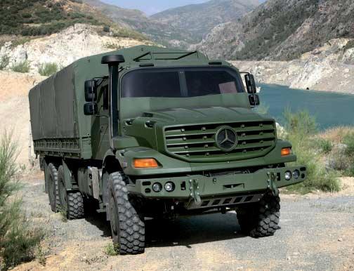 Mercedes-Benz Zetros. Technical Data. On road and off the perfect armoured transport solution for payloads from 4.0 10.0 t.