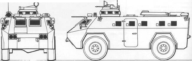 BLR APC The BLR wheeled APC was developed to meet numerous Spanish Army requirements for a relatively low cost protected cross country vehicle which could meet various border patrol, internal