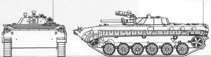 WZ501 IFV The Soviet BMP-1 IFV (qv) became one of the most influential of Soviet post-war armoured vehicle designs, having been either directly copied or licence-produced by several countries, a