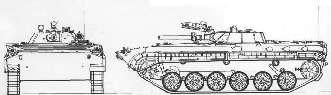 BMP-1 IFV The BMP-1 was first shown publicly in 1967 and created quite a stir in the West by its apparent combination of mobility and gun/missile firepower.