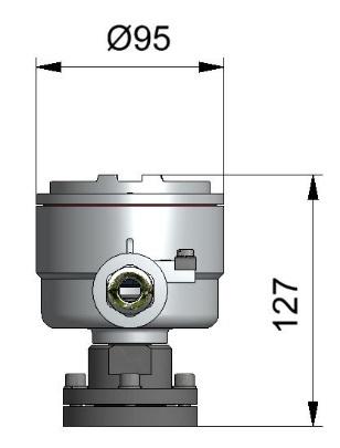Transmitter compact mounted