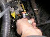 Secure the relay and fuse holder to the vehicle on the firewall near the steering column or a more suitable
