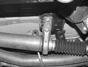 When attaching the impact tube to the crossmember the end of the impact tube with the angle barrel will attach to the crossmember so the impact tube will angle inboard of the truck. 48.